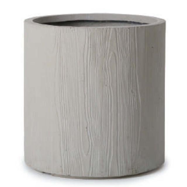 花・観葉植物用ポット ファイバークレイ アルファ シリンダープランター ホワイトウッド M 45/B ホワイトウッド（1個入り）fm-003l45e [KTp191] 大型ポット （代引き不可）ホテル・オフィスビル・店舗 インテリア エクステリアの通販は 14,555円