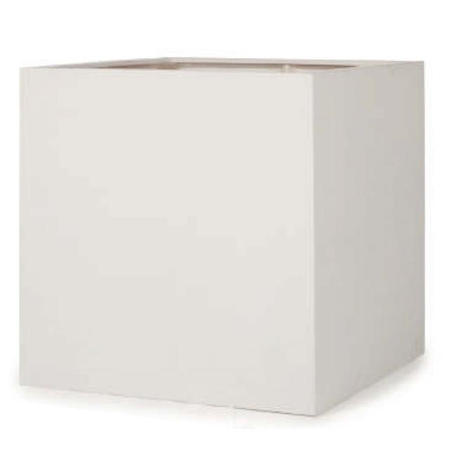 花・観葉植物用ポット マグナス キュビ M 50/C オフホワイト（1個入り）kol-m7f050 [KTp19] 特大プランター （代引き不可）ホテル・オフィスビル・店舗 エクステリア ガーデンの通販は