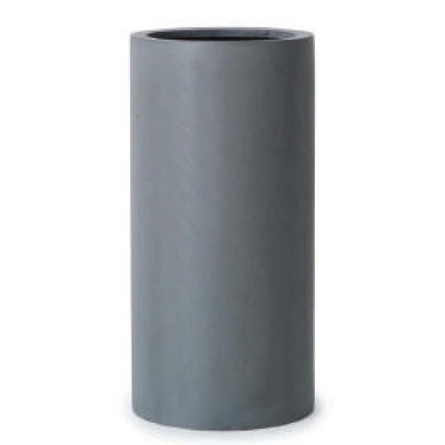 花・観葉植物用ポット マグナス コラム L 80/B グレー（1個入り）kol-m8h080 [KTp30] 特大ポット （代引き不可）ホテル・オフィスビル・店舗 エクステリア ガーデンの通販は 25,185円