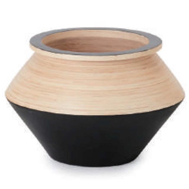 花・観葉植物用ポット アルマ ジャー L 45/A 黒（1個入り）al-j05k45v [KTp369] 中型鉢カバー （代引き不可）ホテル・オフィスビル・店舗 インテリア ディスプレイの通販は