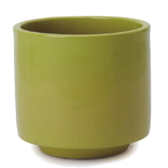 花・観葉植物用ポット ビトロ エンデカ L 13号/A イエロー釉（1個入り）vt-r11y13v [KTp317] 中型ポット インナーポット付 （代引き不可）ホテル・オフィスビル・店舗 エクステリア インテリアの通販は