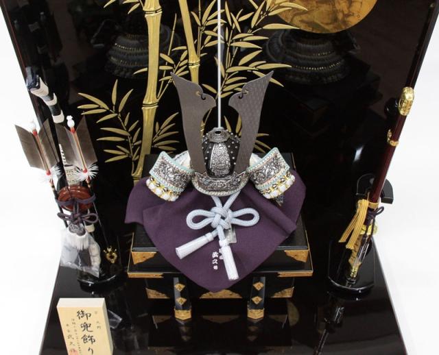 五月人形 兜 平飾り 10号 幅65cm(245to0444)武久 一枚物 イブシ銀 グレー中白縅 京甲冑 研出し月に竹屏風 ym1088(gk187/yb1019/yd1020/yy1006/gs434) 端午の節句 インテリアの通販は 五月人形 兜 平飾り 10号 幅65cm(245to0444)武久 一枚物 イブシ銀 グレー中白縅 京甲冑 研出し月に竹屏風 ym1088(gk187/yb1019/yd1020/yy1006/gs434) 端午の節句 インテリアの通販は