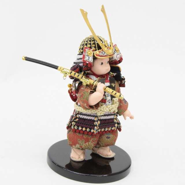 五月人形 子ども大将 平飾り 男の子 幅40cm（245to1103）壹三（いち