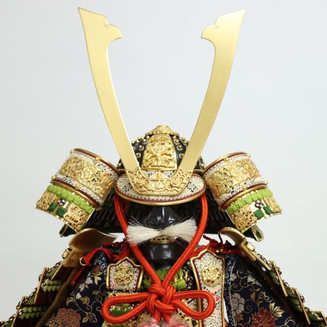 五月人形 鎧 平飾り 12号 幅83cm（245to0814）一水 オリジナル総裏 京甲冑 杜若エメラルド屏風 ym1115（gk79/yb1064/yd1035/yy1034/gs811） 端午の節句 インテリア