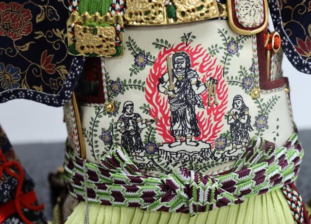 五月人形 鎧 平飾り 12号 幅83cm（245to0814）一水 オリジナル総裏 京甲冑 杜若エメラルド屏風 ym1115（gk79/yb1064/yd1035/yy1034/gs811） 端午の節句 インテリア