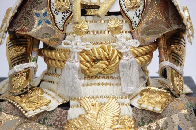 五月人形 鎧 平飾り 10号 幅80cm（245to0954）大越彌太郎 黄金徳川家康