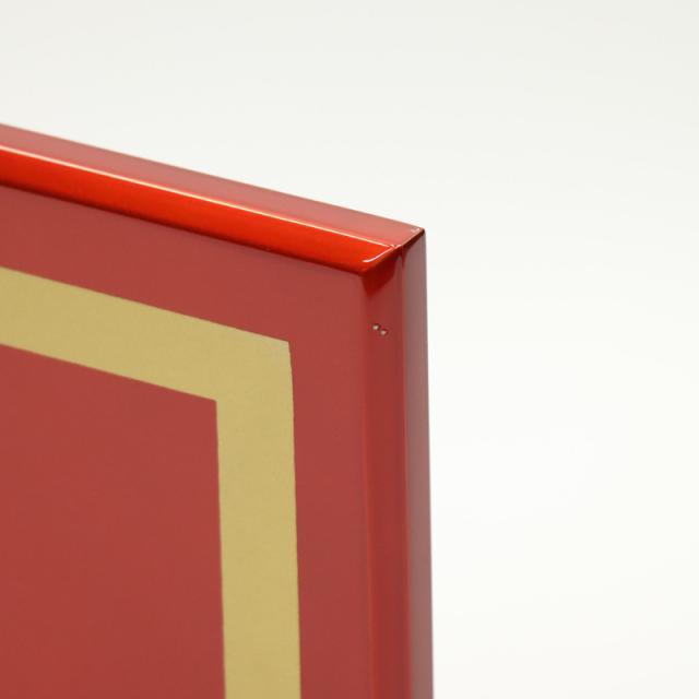 アウトレット品 屏風 単品 25号 松山 二曲一双屏風 黒 24a-ya-0513 アウトレット品 屏風 単品 25号 松山 二曲一双屏風 黒 飾り幅：100