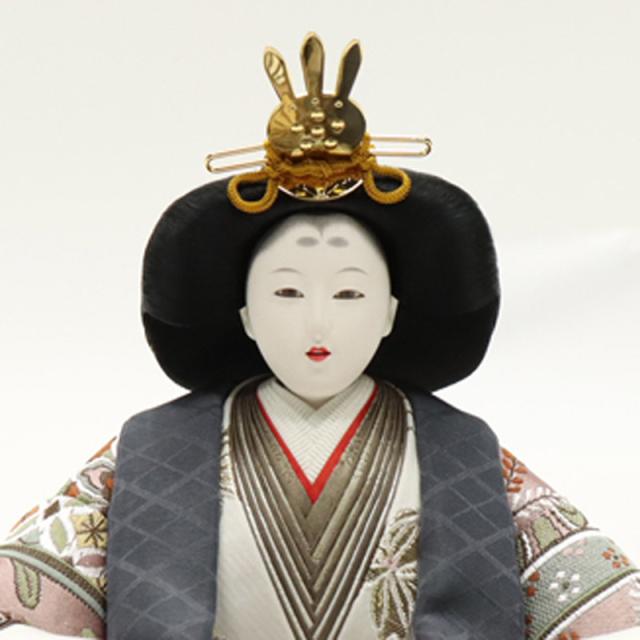 アウトレット品 雛人形 親王単品 人形のみ 十番親王 金茶 赤毛せん・親王台付き 24a-ya-0031 アウトレット品 雛人形親王単品 人形のみ 京十番 A 黄櫨染 親王台付き