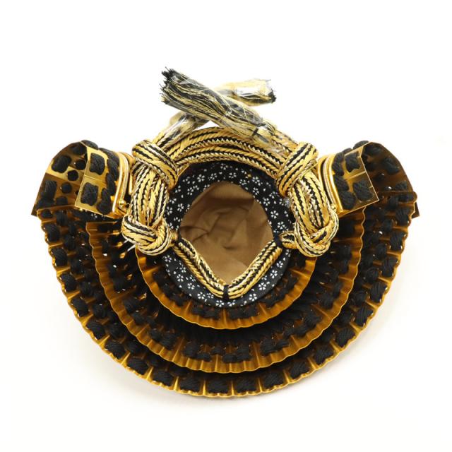 アウトレット品 五月人形 セット 8号 伊達政宗公 収納兜飾り 紺パール