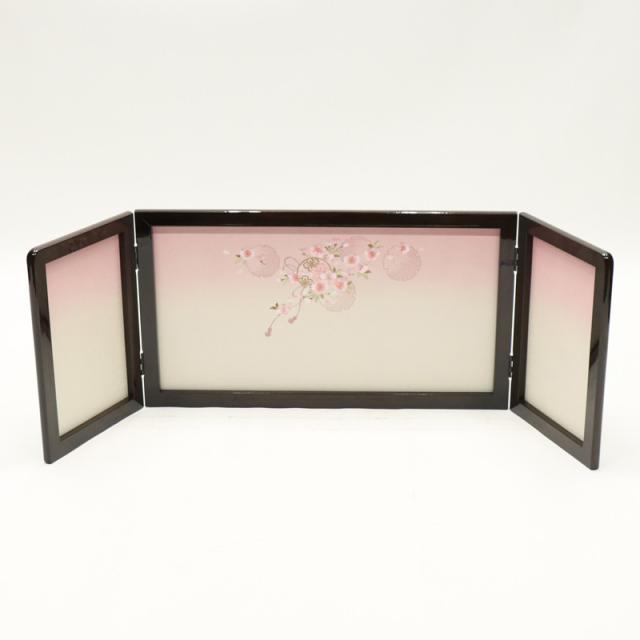 アウトレット品 雛人形平飾台 屏風・台セット 70×1-13号 羽衣 会津曙塗 22a-ya-3086 アウトレット品 インテリア 台屏風セット 70×1-13号 羽衣 会津曙塗平