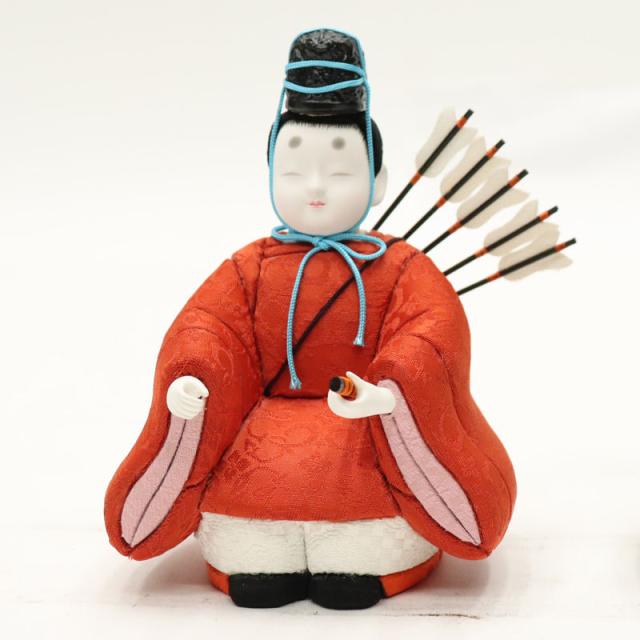 木目込人形 刀を持った陶器製 木目込人形 高砂 末広十番 A100 | 高砂 | 【公式】 人形の久月