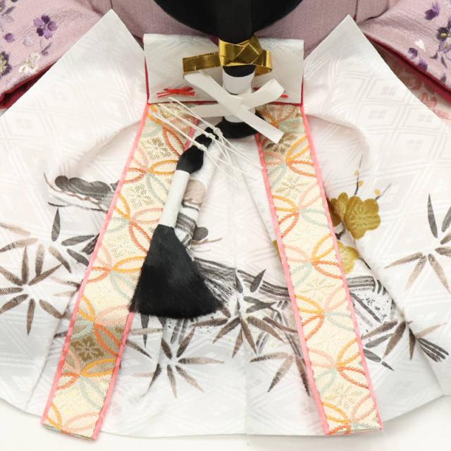 アウトレット品 雛人形 人形単品 小十番 親王 殿立・姫座 紫桜刺繍