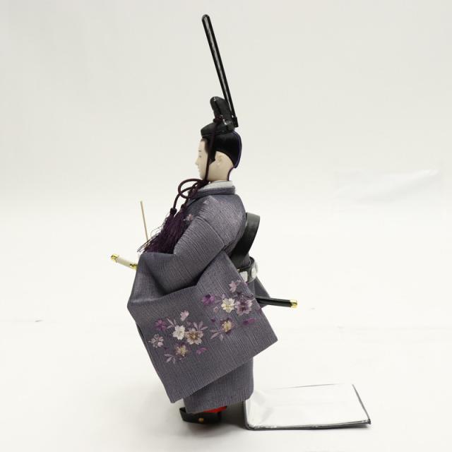 アウトレット品 雛人形 人形単品 小十番 親王 殿立・姫座 紫桜刺繍