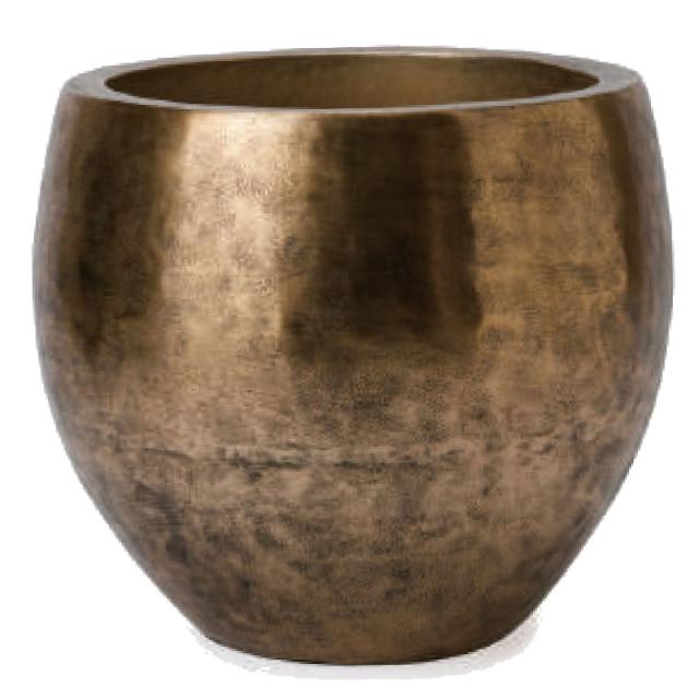花・観葉植物用ポット アンワール ガイン L 43/B アンティークゴールド
