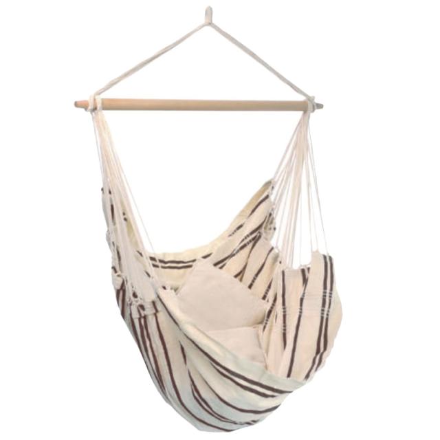 アウトドア ファニチャー アマゾナス BRASIL ハンモックチェア 110/A カプチーノ（1個入り）kol-amb01c [OLp87] スナップ吊り金具付 （代引き不可）ホテル・オフィスビル・店舗 エクステリア ガーデン