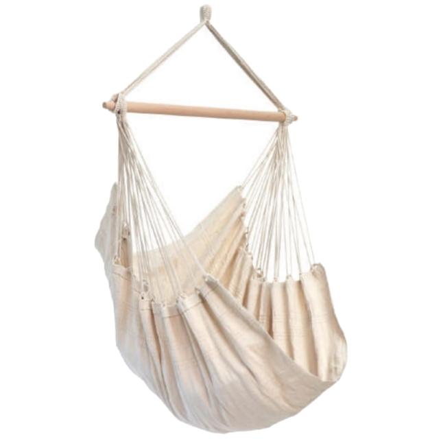 アウトドア ファニチャー アマゾナス BRASIL ハンモックチェア 110/A ナチュラル（1個入り）kol-amb01n [OLp87] スナップ吊り金具付 （代引き不可）ホテル・オフィスビル・店舗 エクステリア ガーデン