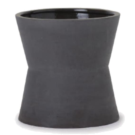 アクタスYAMATEI プラントポット フェルム シリンダー直径38cmブラック
