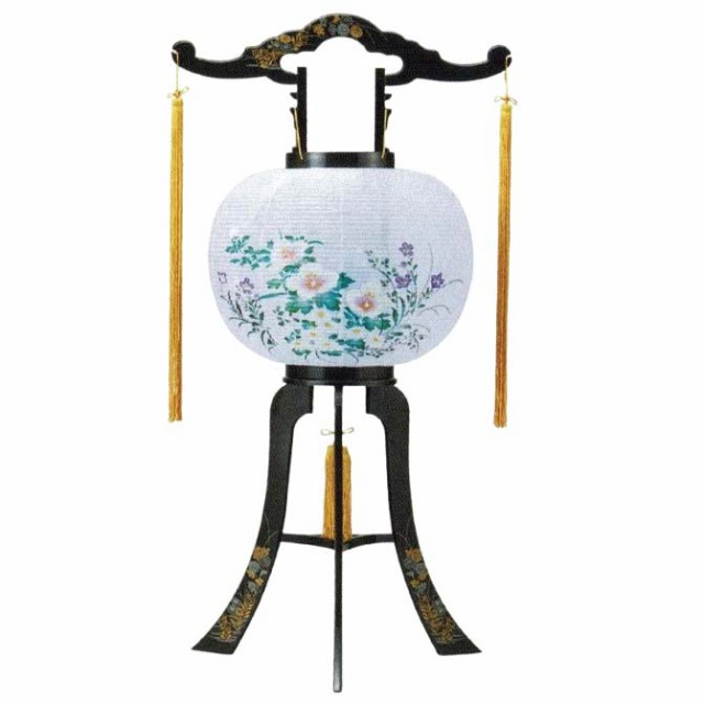 盆提灯 岐阜提灯 置き提灯 PC行灯 いぶき 廻転 高さ80cm (P29)(4092) 初盆 新盆 お盆