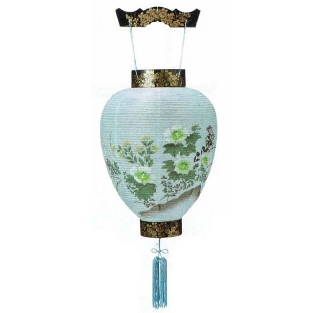 盆提灯 岐阜提灯 置き提灯 創作提灯 沙羅（さら） 黒檀調320月影 廻転 (P17)(2033) 盆提灯 岐阜提灯 置き提灯 創作提灯 沙羅（さら） 黒檀調320月影 廻転 (P11