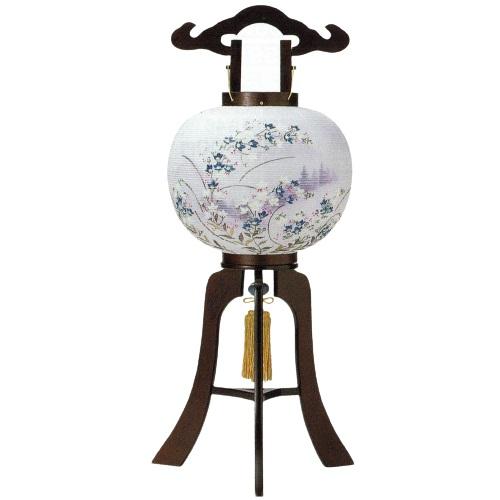 盆提灯 岐阜提灯 置き提灯 銘木行灯 10号 津和野ワイン 高さ83cm (P30)(617) ハイパワーLED コードレス 初盆 お盆の通販は