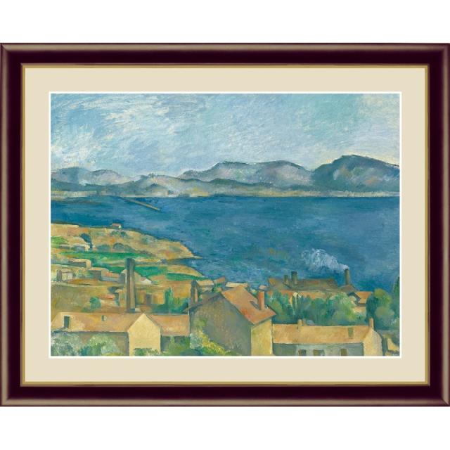 額絵 [セザンヌ] 【エスタックから見たマルセイユ湾】 [F4] [G4-BM064-F4]【代引き不可】の通販は 6,420円