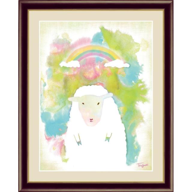 額絵 [ふわもこ癒しの動物] 【ひつじ】 [F4] [木下つぐみ] [G4-CF002-F4]【代引き不可】の通販は 6,420円