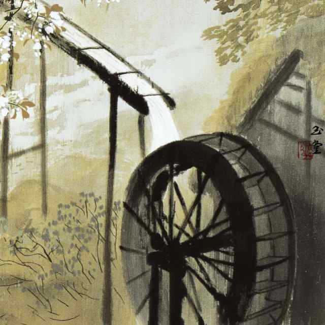 額絵 [川合玉堂] 【暮春の雨】 [F4][G4-BN051-F4]【代引き不可