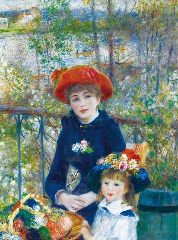 ルノアール RENOIR （1841〜1919）花をもつ少女額縁付 ルノアール RENOIR （1841〜1919）花をもつ少女額縁付