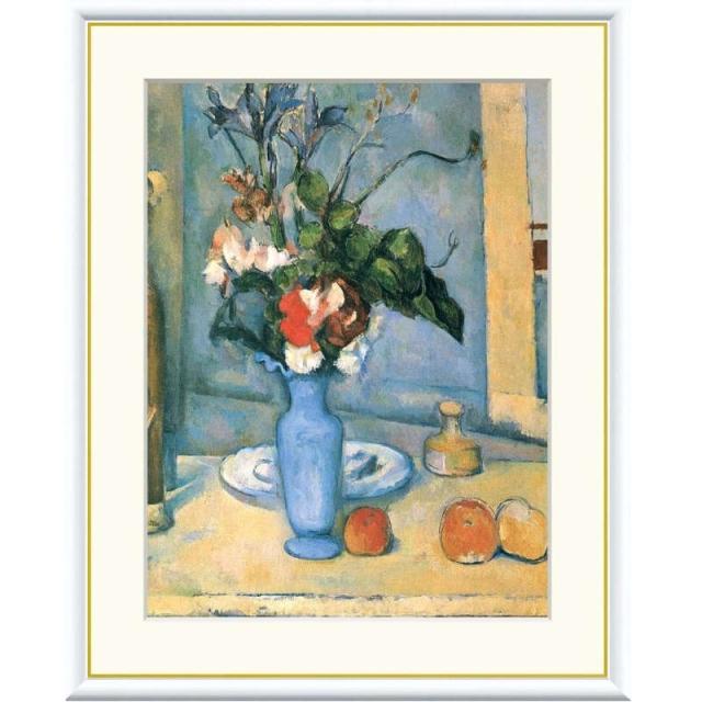 額絵 セザンヌ 青い花瓶 f8サイズ 世界の名画シリーズ Cezanne gk-a5-j1051-f8（p16） （J1-051/f8）