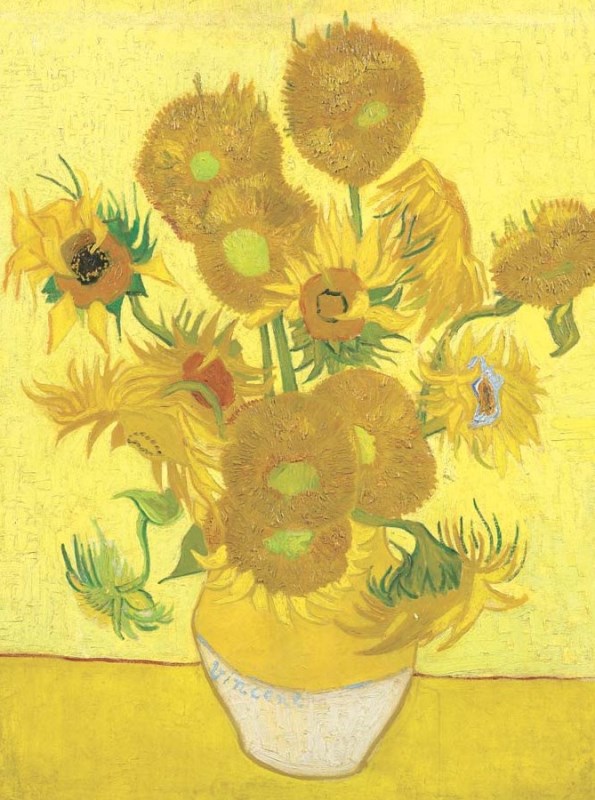 油絵（ひまわり）額装F8