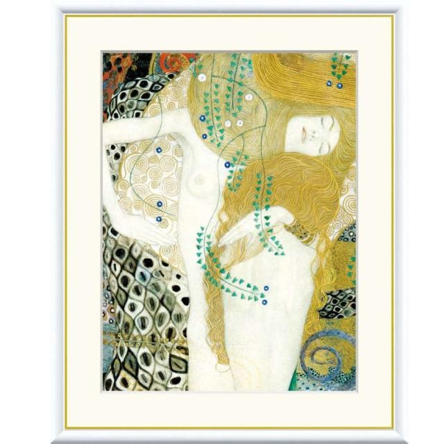 額絵 クリムト 水蛇I f8サイズ 世界の名画シリーズ Klimt gk-a5-j1075-f8（