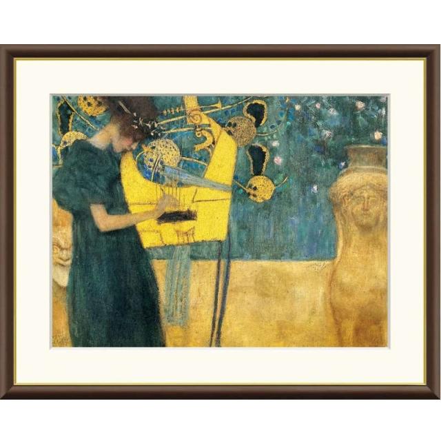 グスタフ・クリムト　接吻　ジクレー 版画 　 F6号 　新品 ☆秀作☆手書き油絵 グスタフ・クリムト 接吻 キス 絵画 額付き 油彩画