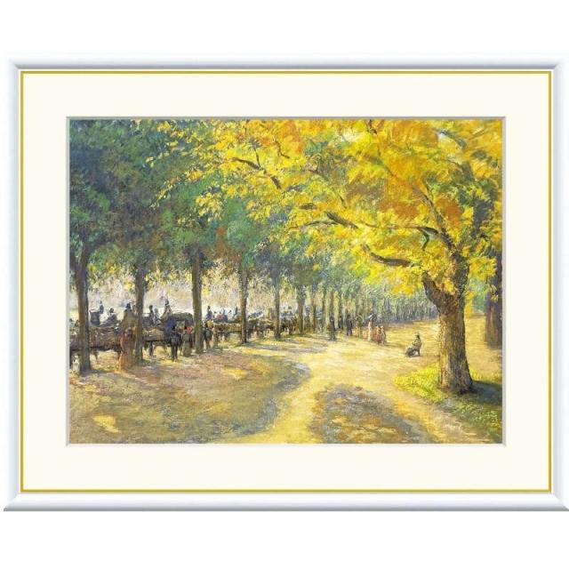 額絵 ピサロ ロンドン、ハイドパーク f6サイズ 世界の名画シリーズ