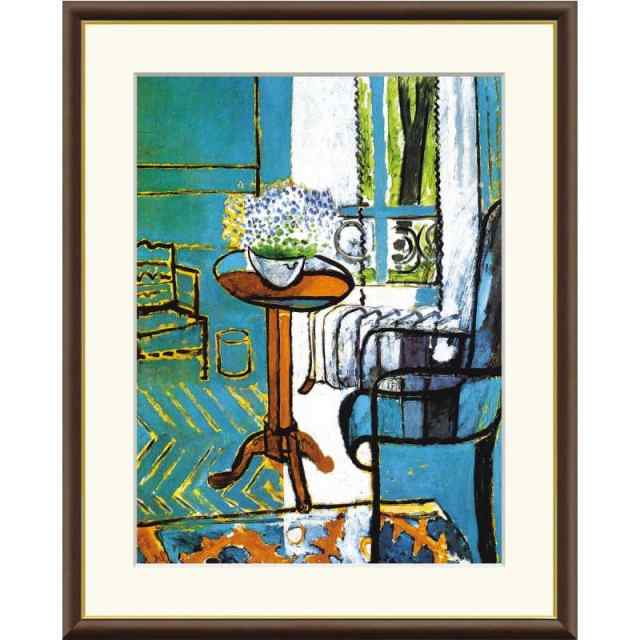 額絵 マティス 窓：忘れな草の室内 f6サイズ 世界の名画シリーズ Matisse gk-a5-j1093-f6（p24） （J1-093/f6）