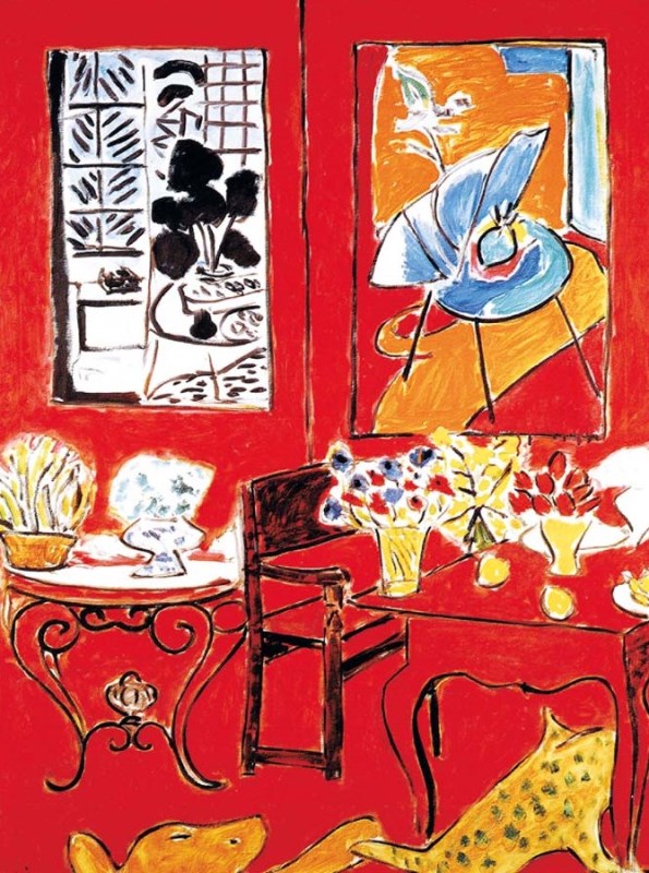 額絵 マティス 大きな赤い室内 f6サイズ 世界の名画シリーズ Matisse