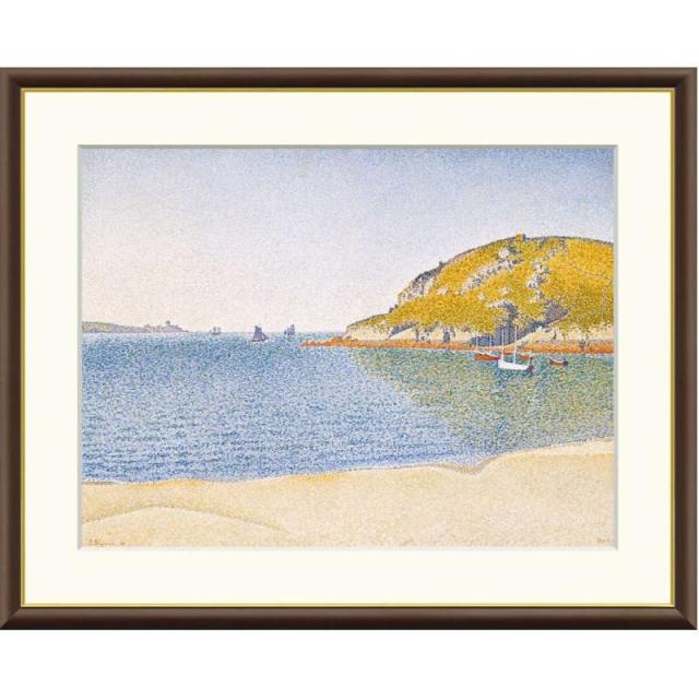 額絵 シニャック サン・カスト港 f8サイズ 世界の名画シリーズ Signac gk-a5-j1134-f8（p32） （J1-134/f8）