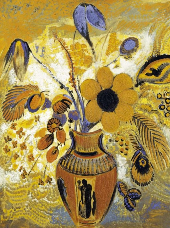 額絵 ルドン エトルリア花瓶の花 f8サイズ 世界の名画シリーズ Redon