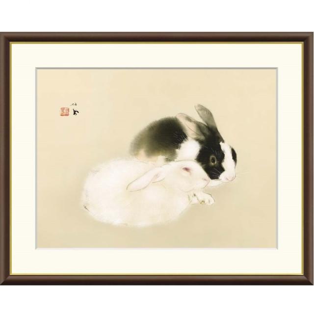 額絵 竹内栖鳳 宇佐幾 f8サイズ 日本の名画シリーズ Seiho gk-a5-j2035-