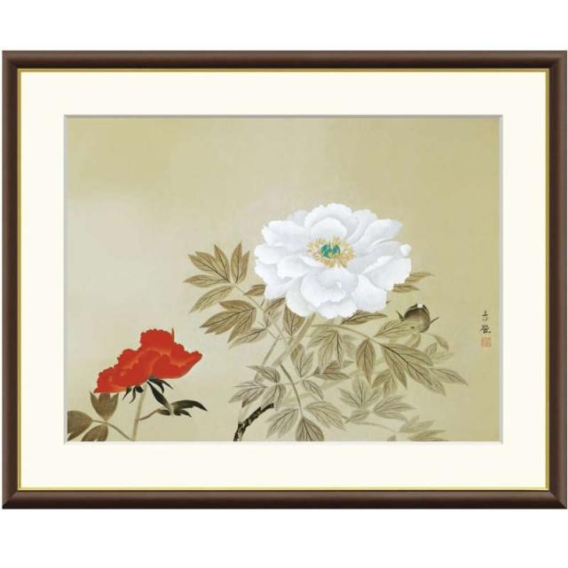 額絵 小林古径 牡丹 f8サイズ 日本の名画シリーズ Kokei gk-a5-j2048-f8（p97） （J2-048/f8）