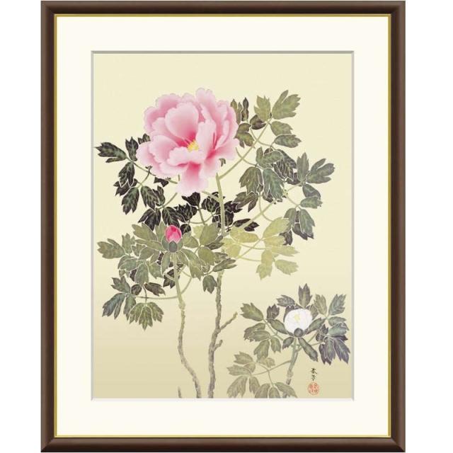 額絵 菱田春草 牡丹 f6サイズ 日本の名画シリーズ Shunso gk-a5-j2113-f6（p110） （J2-113/f6）