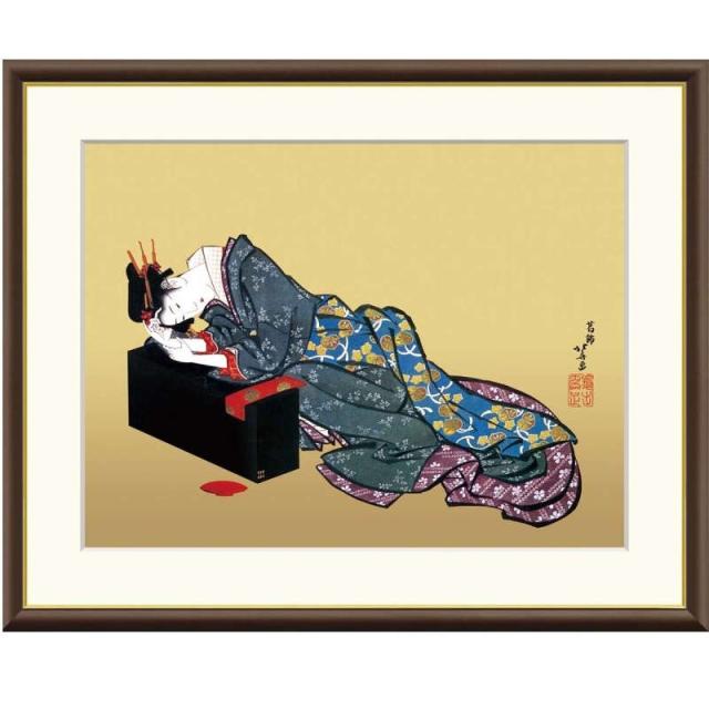 名画額縁/フレームセット 【F6AS】 ルノワール 「南仏の果実」 477×571