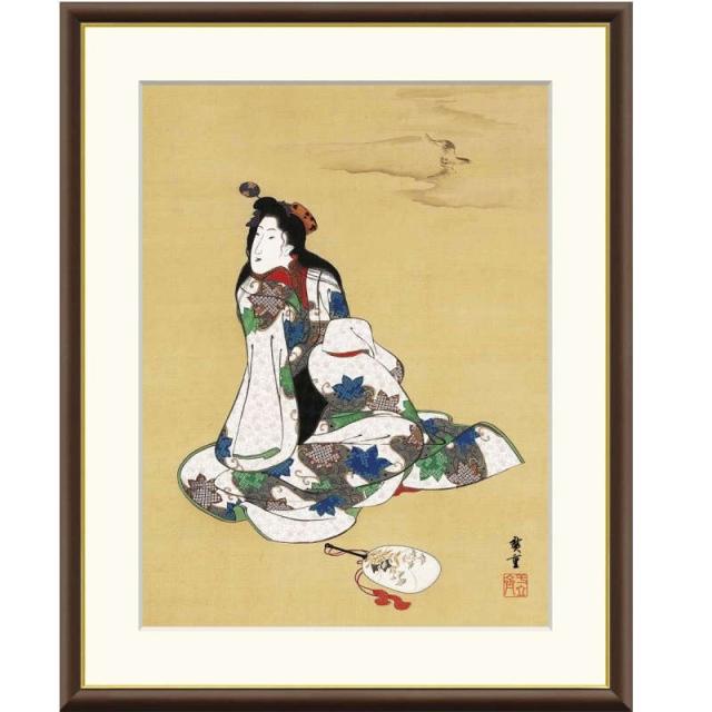 額絵 歌川広重 高尾太夫 f6サイズ 日本の名画シリーズ Hiroshige gk-a5-j2149-f6（p118） （J2-149/f6）