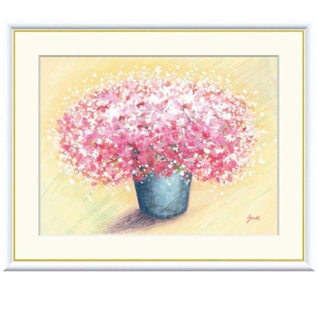 額絵 洋美 可愛いピンクのブーケ f6サイズ しあわせのブーケ Youbi gk-a5-j3a001-f6（p50） （J3-A001/f6）