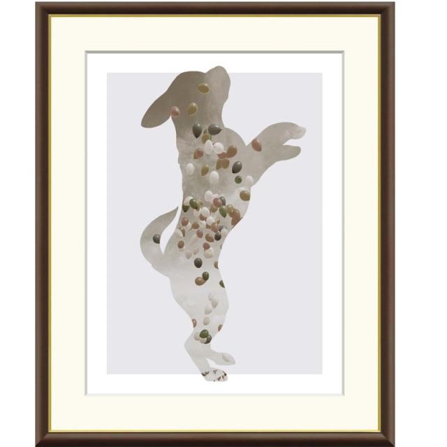 額絵 山口美咲 Balloon f6サイズ モノトーンアート Dog&Cat Misaki gk-a5-j3l004-f6（p68） （J3-L004/f6）