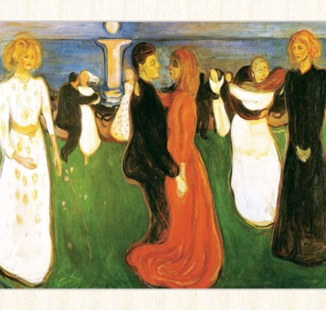 世界の名画 エドヴァルド・ムンク 生命のダンス F8 [g4-bm211-F8