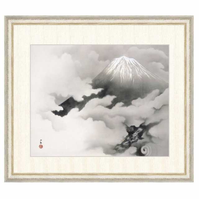 日本の名画 横山大観 龍躍る（りゅうおどる） F8 [g4-bn108-F8] インテリア