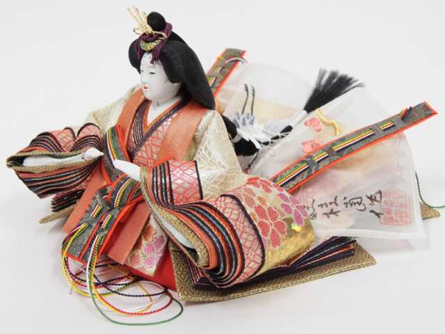 雛人形 京雛親王平飾り 安藤桂甫 本金 No.12 翔山頭 hn208 1hs1850 幅85cm 新金箔屏風 2人 (213to1866) ひな人形 雛祭