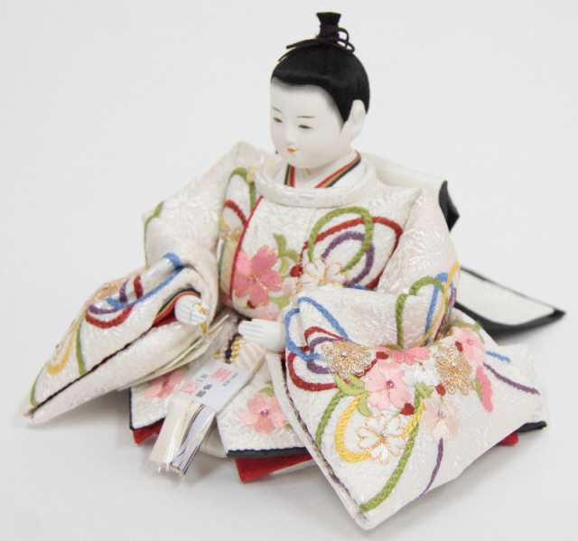 雛人形 親王収納飾り 小出松寿 おぼこ雛 四寸 京刺繍 hn188 hs164 幅60cm ぶどう透かし屏風 2人 (24hina-ya-to0189) ひな人形 雛祭の通販は