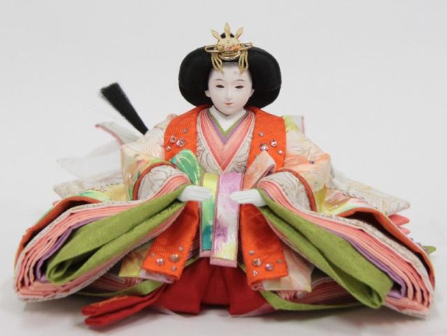 雛人形 親王平飾り 小出松寿 熊倉謹製頭 京十一番 スワロフスキー light blue hn235 hs1205 幅70cm H-86 (24hina-ya-to1241) ひな人形 雛祭の通販は