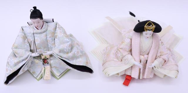 雛人形 親王平飾り 道翠 雅舞 舞三五親王 正絹袋帯 B314 hn378 hs1820 幅75cm 焼桐 金沢絹目 (24hina-ya-to1846) ひな人形 雛祭の通販は